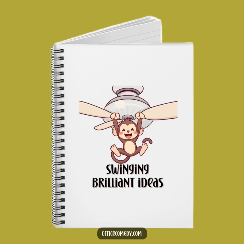 Funny Monkey Fan Notebook: Playful Journal for Ideas & Gifts