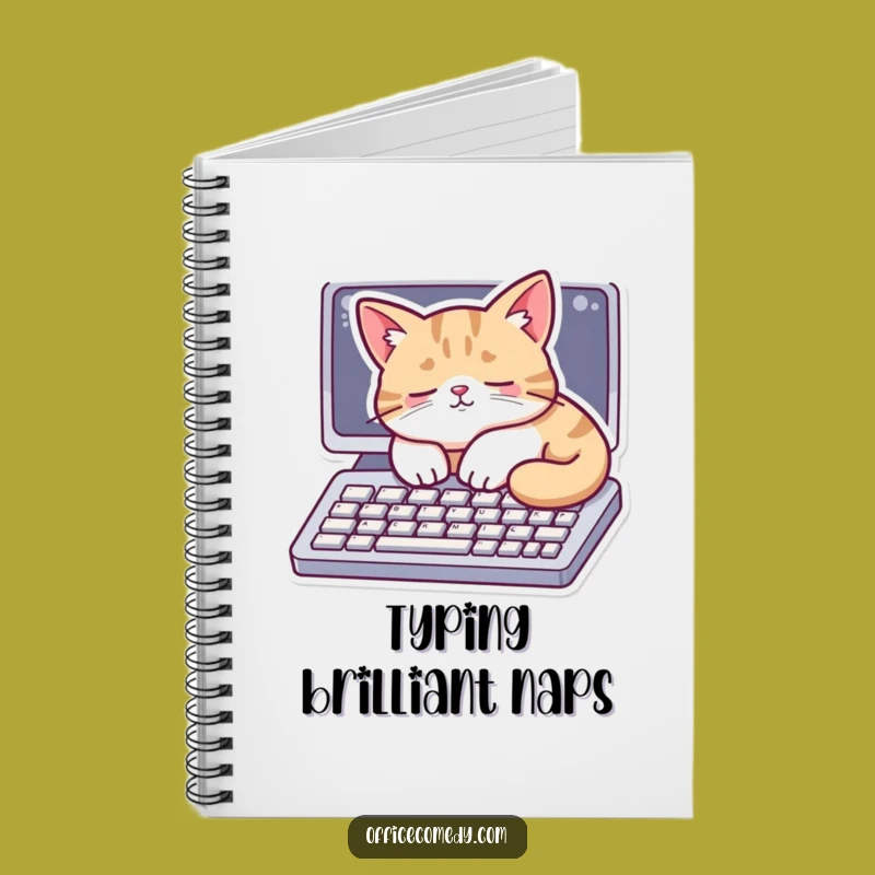 Funny Cat Keyboard Notebook: Cute Journal for Notes & Gifts